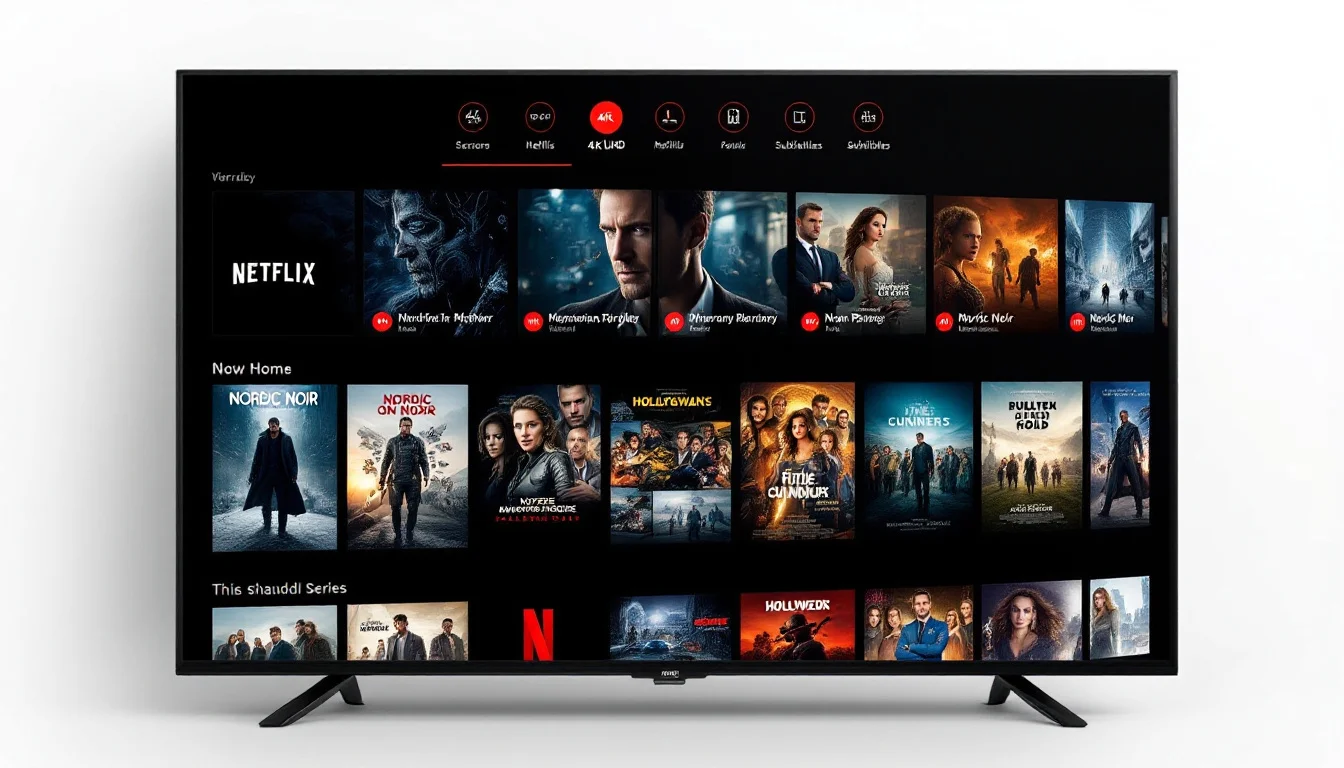 Nordic IPTV VOD movies and series with Swedish and Norwegian subtitles